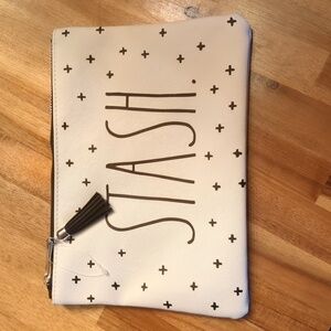 Rae Dunn 'STASH'  pouch/case NWOT